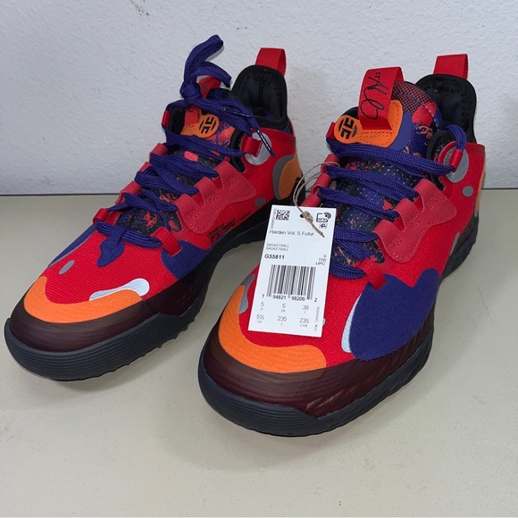 Adidas James Harden FutureNatura Orange Basketball G55811